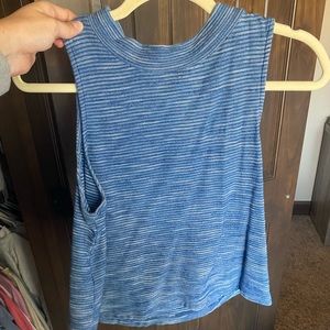 Mock neck tank